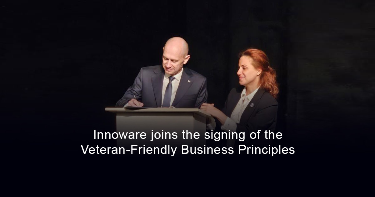Innoware signed the Veteran-Friendly Business Principles