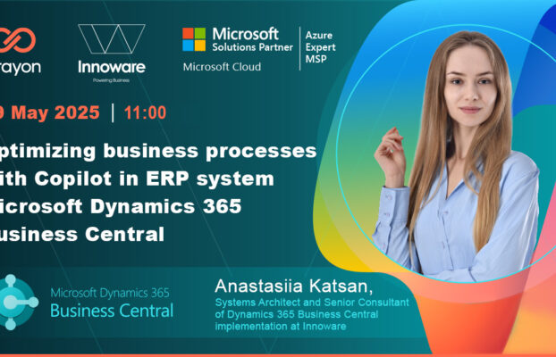 Innoware and Crayon webinar on business process optimization with Copilot in ERP system Microsoft Dynamics 365 Business Central